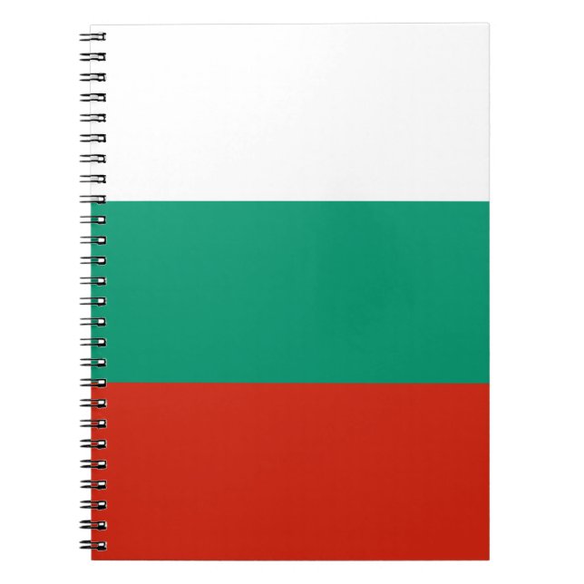 Bulgarisches Flag-Notebook Notizblock (Vorderseite)
