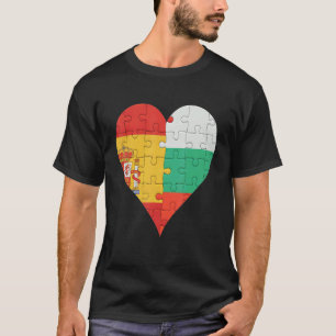 Bulgarisches Flaggenherz T-Shirt