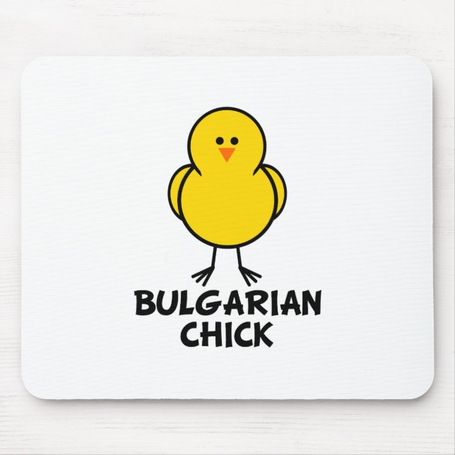 Bulgarisches Küken Mousepad (Vorne)