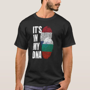 Bulgarisches und holländisches Misch-DNA-Flaggenge T-Shirt