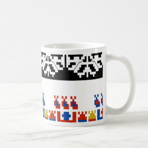 Bulgarisches Volksmuster Kaffeetasse