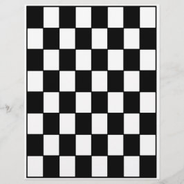 Bulk B&W Checkerboard Scrapbook Pages Flyer