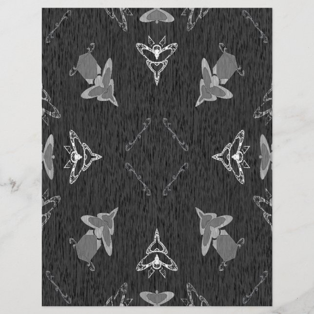 Bulk B&W Flying High Scrapbook Pages Flyer (Vorne)