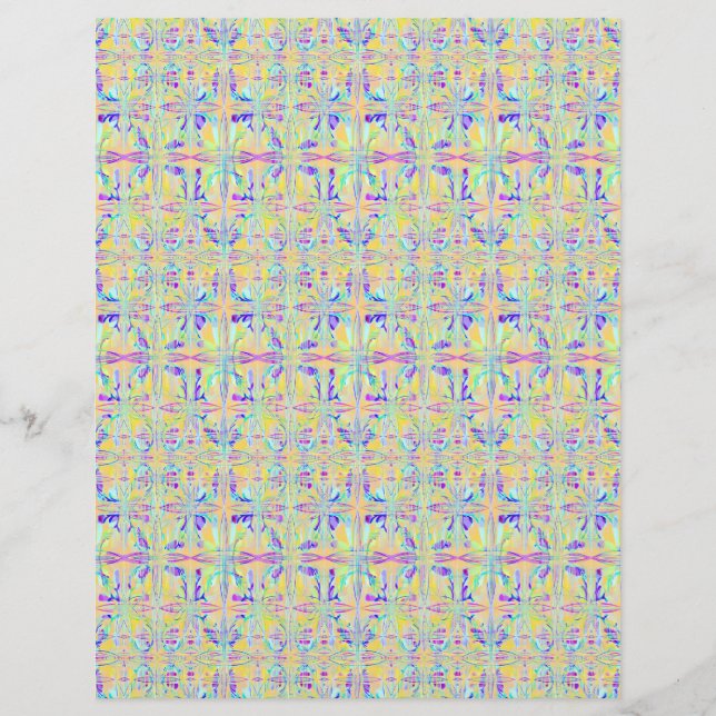 Bulk - Easter Pastels Abstract Scrapbook Paper Flyer (Vorne)