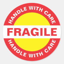 Bulk Fragile Stickers (Handle with Care)