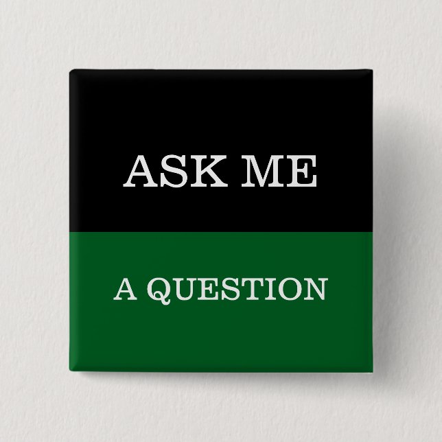 Bulk Simple Frag Me Business Lapel Button-Buttone Button (Vorderseite)