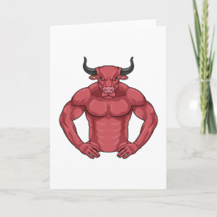 Bull als Bodybuilder extrem Karte