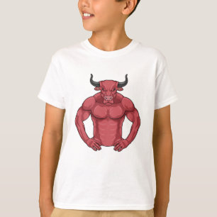 Bull als Bodybuilder extrem T-Shirt