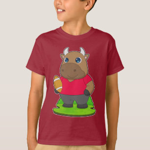 Bull American Football T-Shirt