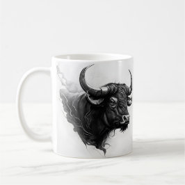 Bull Art Design für Tasse