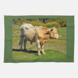 Bull auf Madeira Küchentuch