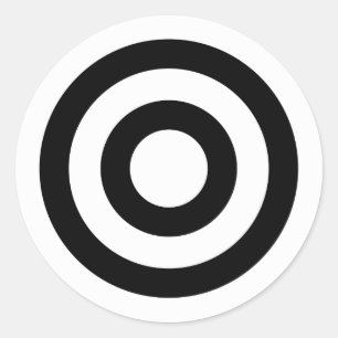 Bull-Auge Runder Aufkleber