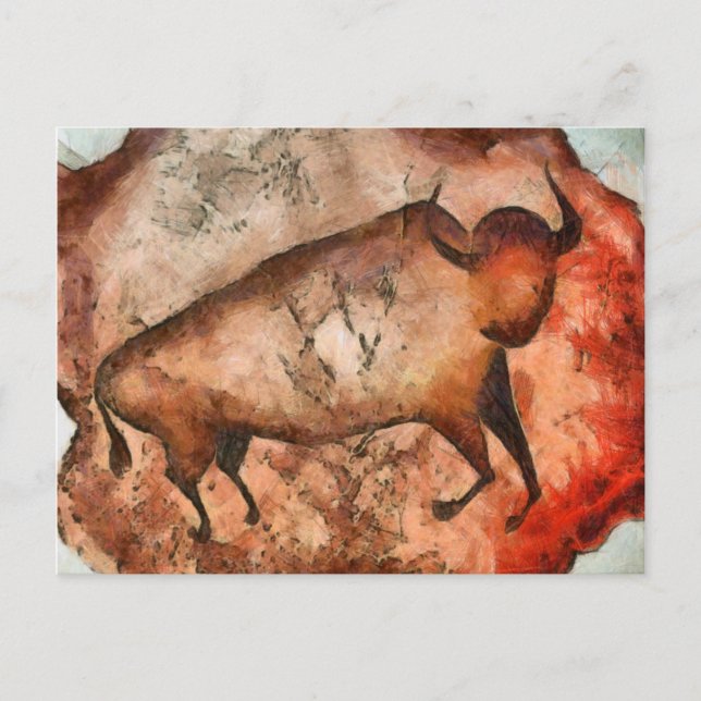 Bull aus Altamira Postkarte (Vorderseite)