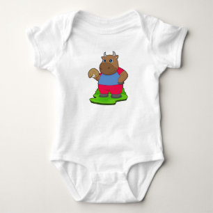 Bull Baseball-Baseball-Handschuh Baby Strampler