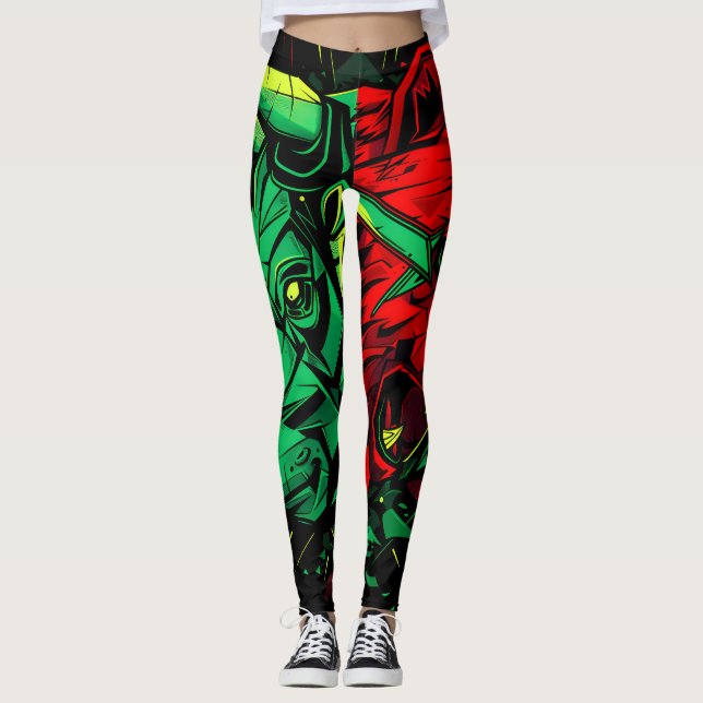 Bull Bear Duel Forces Leggings (Vorderseite)