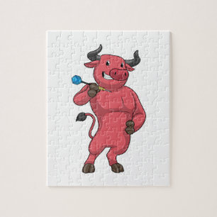 Bull bei Darts mit Dart