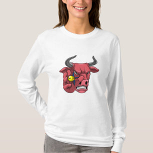 Bull bei Darts mit Dart T-Shirt