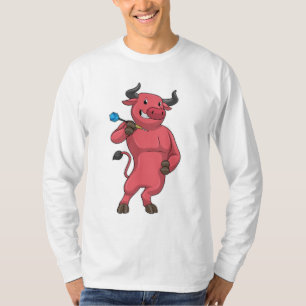 Bull bei Darts mit Dart T-Shirt