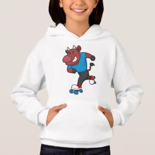Bull bei Inline-Skaten mit Roller-Skaten Hoodie