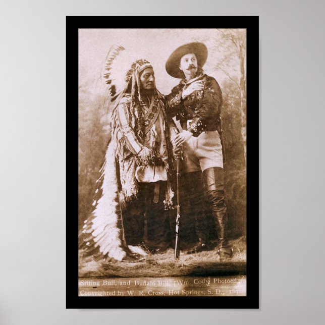 Bull & Buffalo Bill 1891 Poster (Vorne)