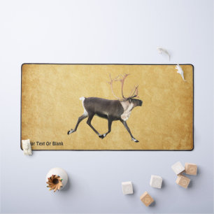 Bull Caribbean auf altPapier Schreibtischunterlage
