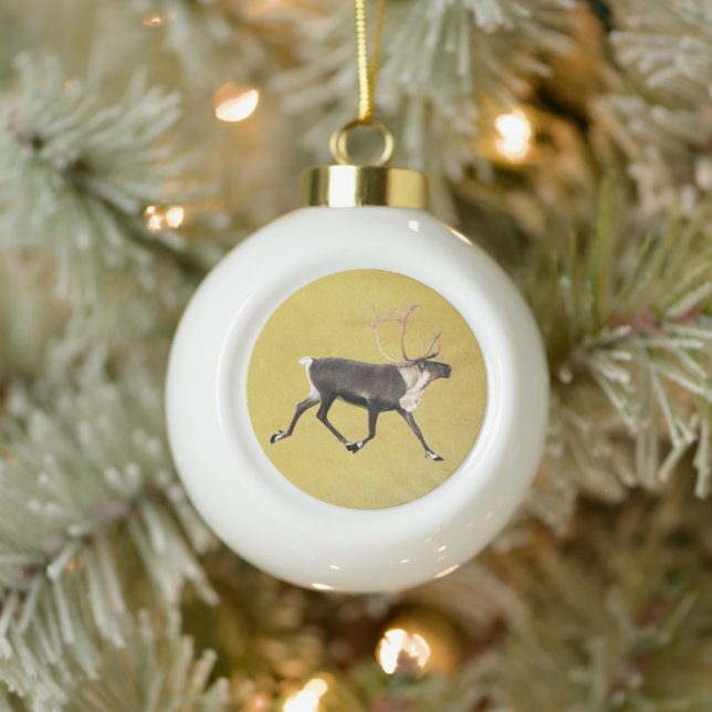 Bull Caribbean Keramik Kugel-Ornament (Baum)