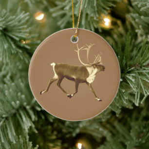 Bull Caribbean - Sepia Keramikornament
