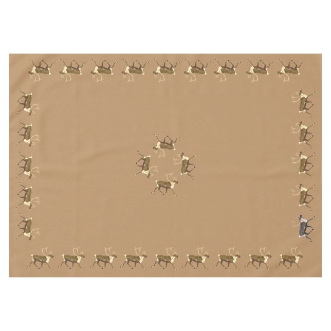 Bull Caribbean - Sepia Tischdecke (Vorderseite (Horizontal))