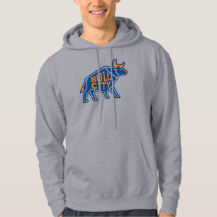 Bull City Geometric Bull Design - Durham NC Prix Hoodie