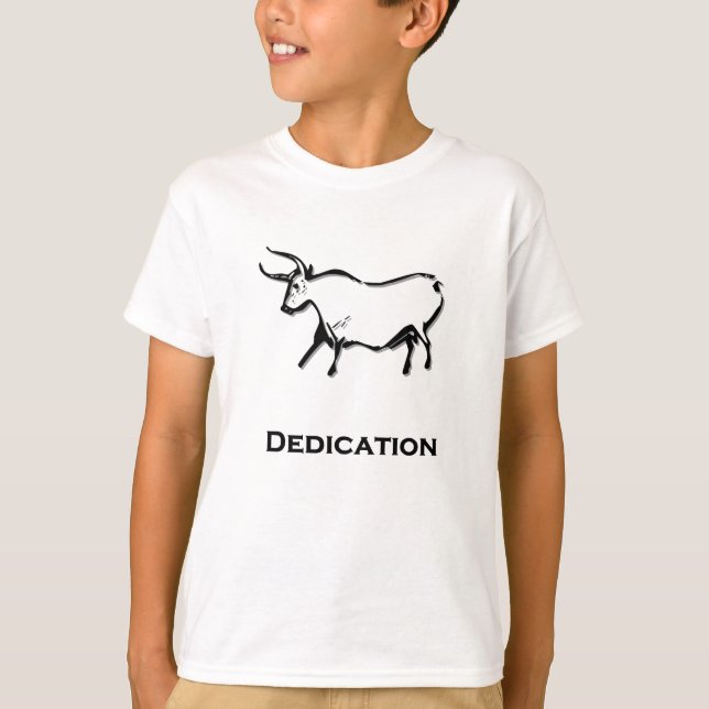Bull Dedication Black T-Shirt (Vorderseite)