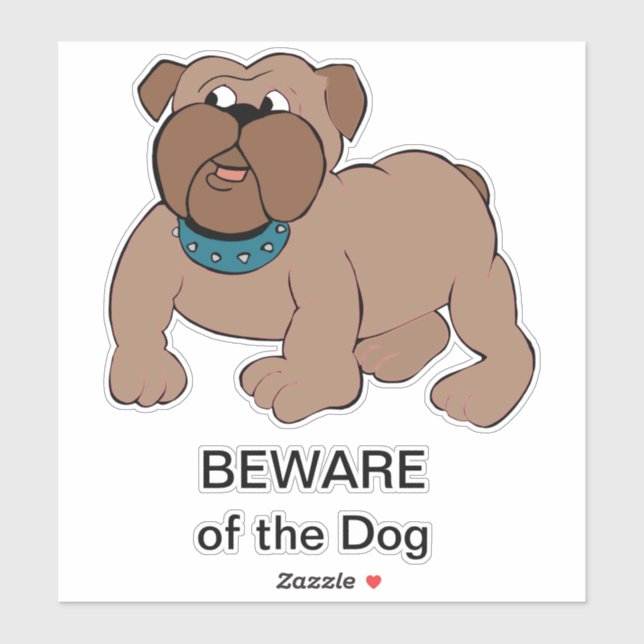 Bull Dog Aufkleber (Blatt)