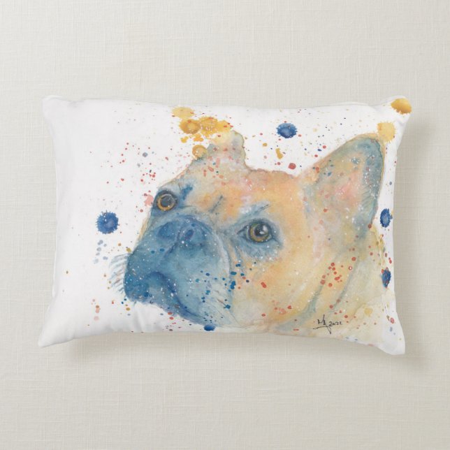 Bull Dog Cushion Dekokissen (Rückseite)