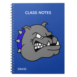 Bull Dog Custom School Notebook Notizblock