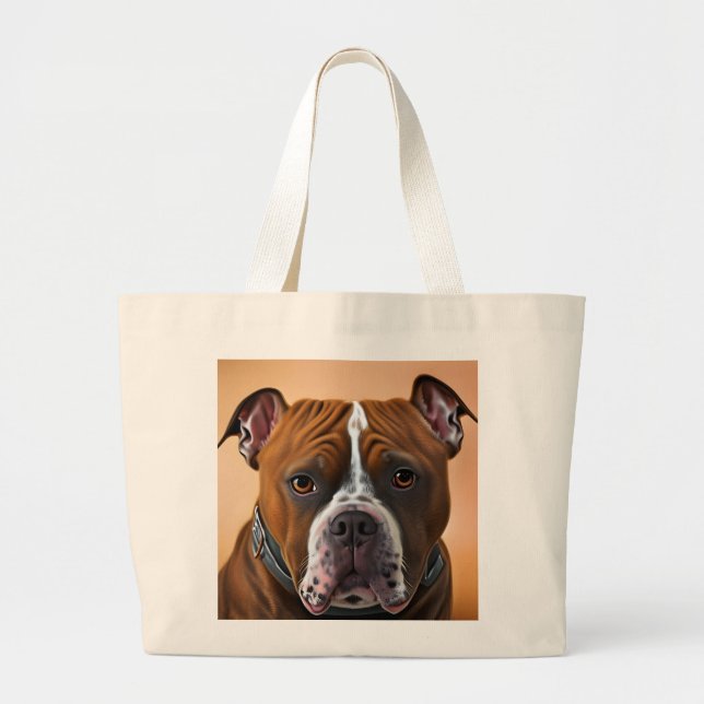Bull Dog Jumbo Stoffbeutel (Vorne)