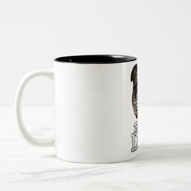 Bull Dog Zweifarbige Tasse (Links)