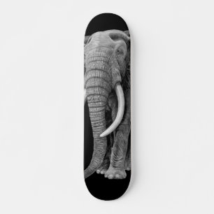 Bull éléphant - Dessin au crayon Skateboard