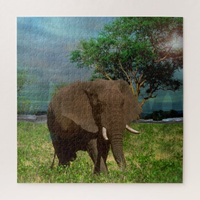 Bull Elephant Weizing, (Vertikal)