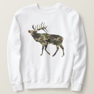 Bull Elk Camouflage Sweatshirt