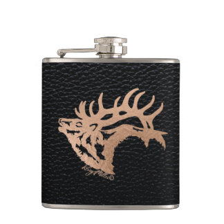Bull Elk Flachmann