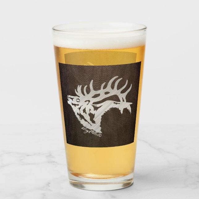 Bull Elk Glas (Vorne (Gefüllt))