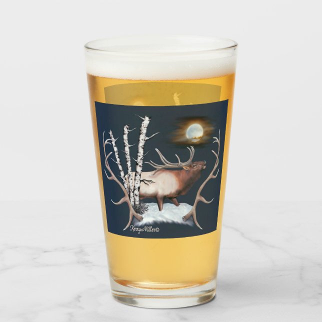 Bull Elk Glas (Vorne (Gefüllt))