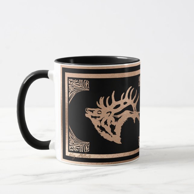 Bull Elk Tasse (Links)