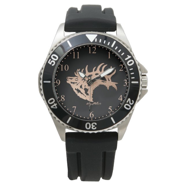 Bull Elk Watch Armbanduhr (Vorderseite)