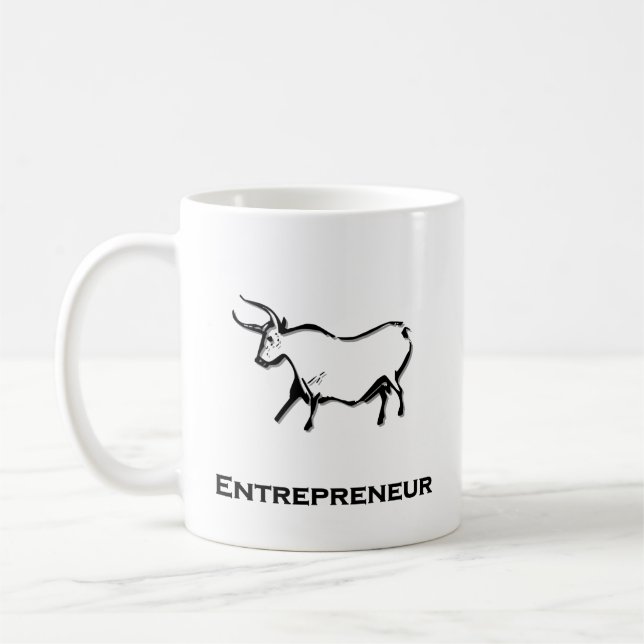 Bull Entrepreneur Shirt Black Kaffeetasse (Links)