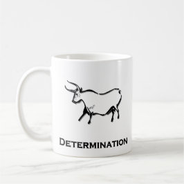Bull Entschlossenheit Black Kaffeetasse