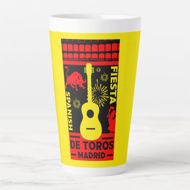 Bull Fight Corrida De Toros Milchtasse (Vorderseite)