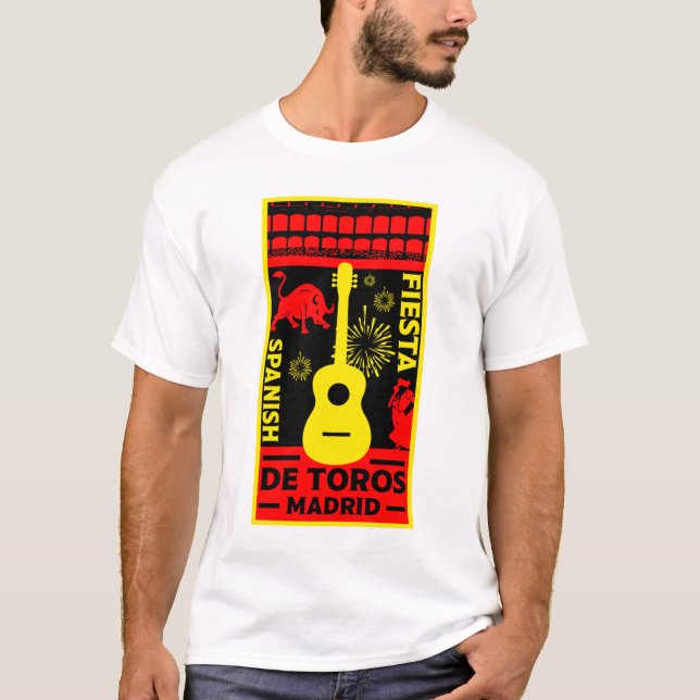 Bull Fight Corrida De Toros T - Shirt (Vorderseite)