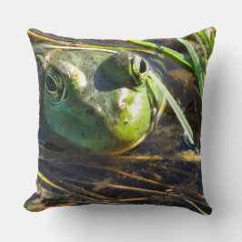Bull Frog Pillow Kissen