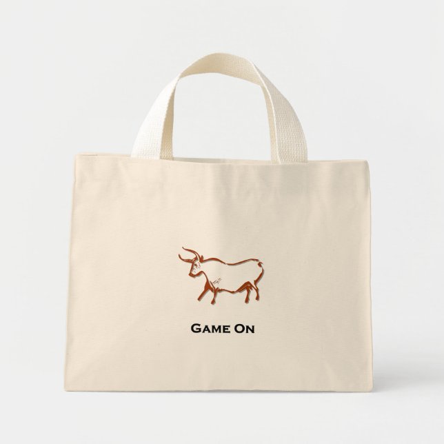 Bull Game On Mini Stoffbeutel (Vorne)