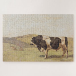Bull in einer Schweizer Landschaft (von Ferdinand